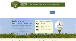 Desktop Screenshot of portumnagolfclub.ie