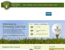 Tablet Screenshot of portumnagolfclub.ie
